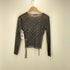 イッセイミヤケ ISSEY MIYAKE 総柄 シースルートップス パワーネット archive レディース JPN:2